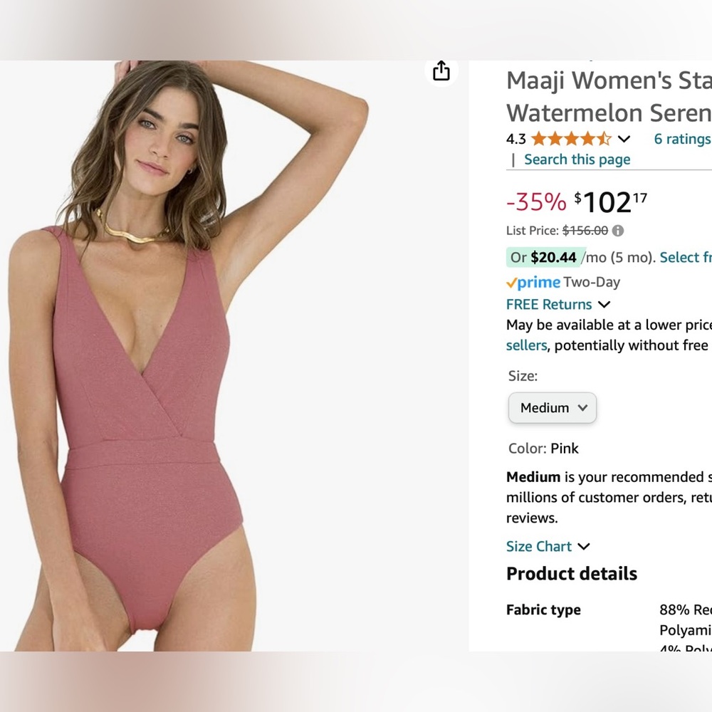 NWT reversible one piece swimsuit